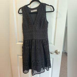 Abercrombie black lace dress